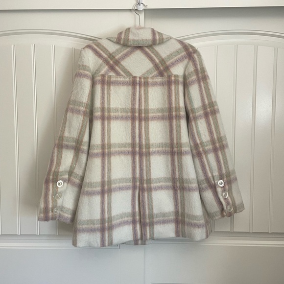 NWT For Love & lemons oversized knit blazer jacket size large cream - Picture 6 of 11